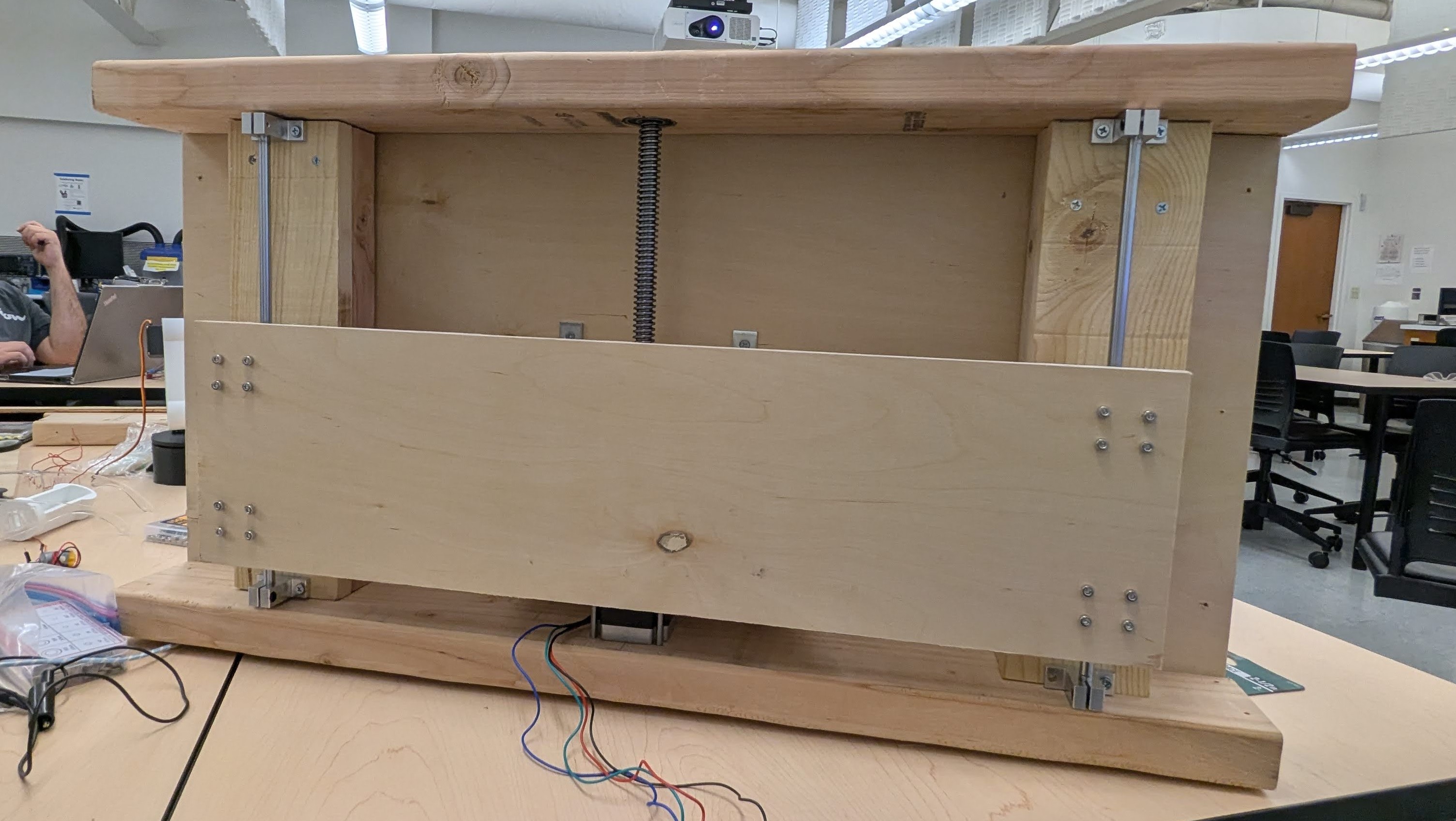 Built Backboard of the Lifting mechanism